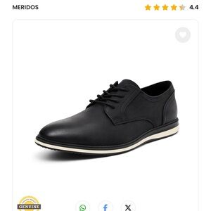 Classic Black Derby Shoes for Men